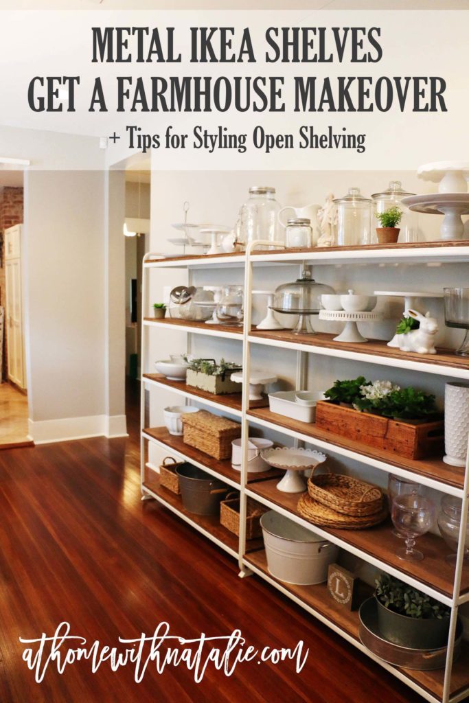 Styling Wire Shelves in the Kitchen