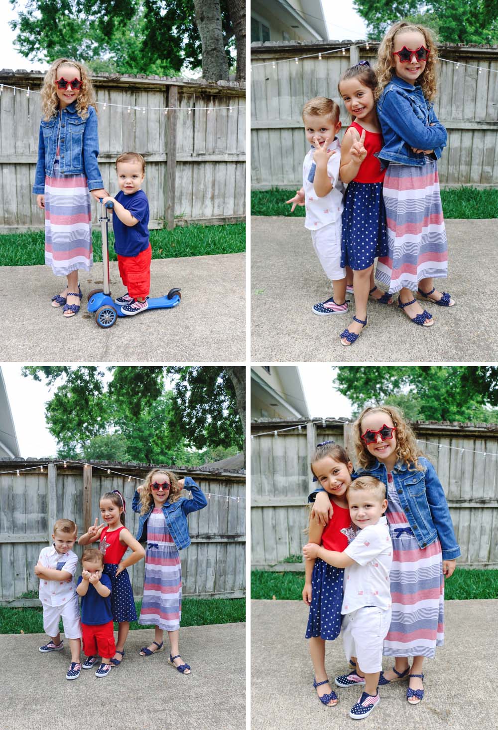 Coordinating Kids Clothes for Pictures with Gymboree
