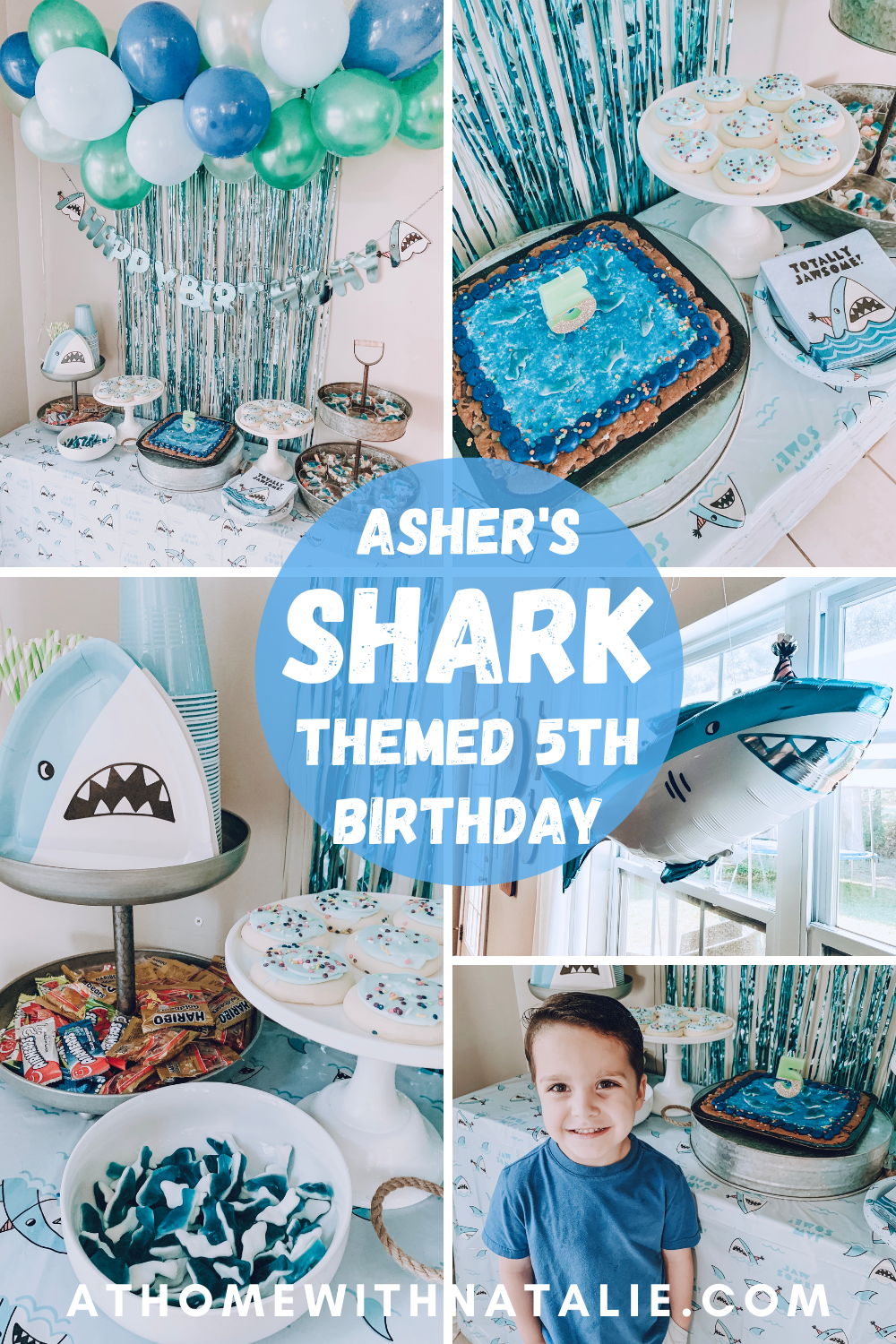 Shark Toddler Birthday Party - Trying My Best To Mom