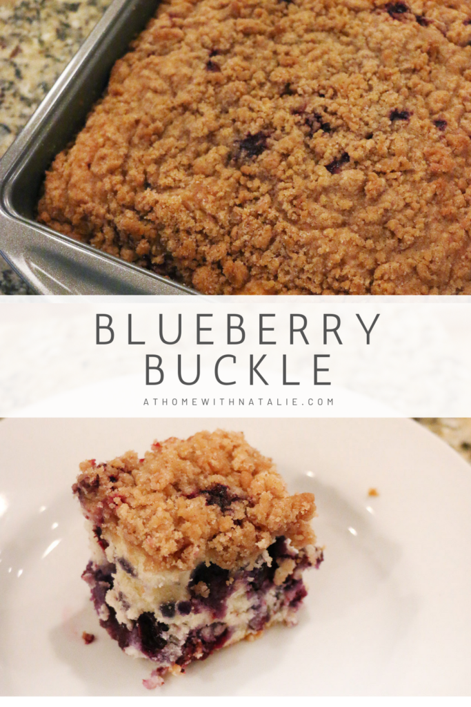 Blueberry Buckle- A Family Tradition Recipe! – At Home With Natalie