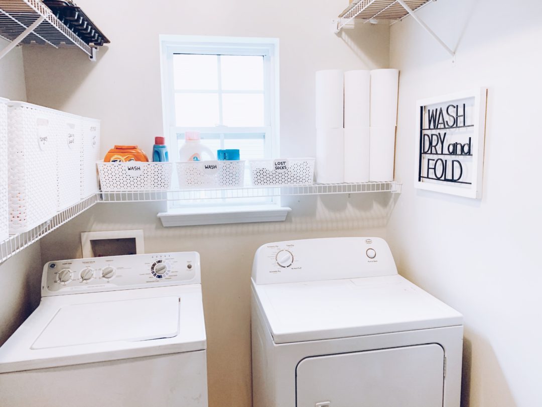 Basic Laundry Room Organization – At Home With Natalie