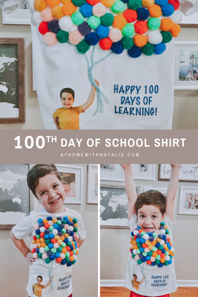 100th Day of School Shirt DIY – At Home With Natalie